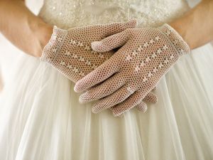 gants marié vintage