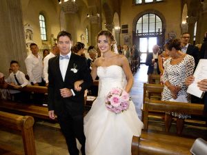 L'entrée de la mariée à l'église au bras de son père