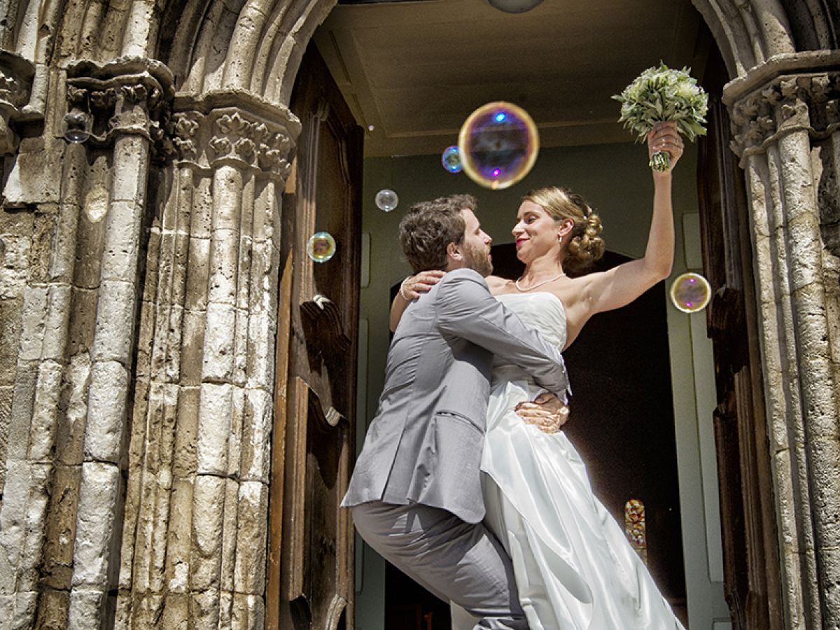 Bulles sortie d'église